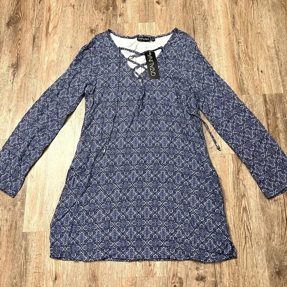 Catalina Tunic/Swim Coverup with Pockets - Picture 3 of 14